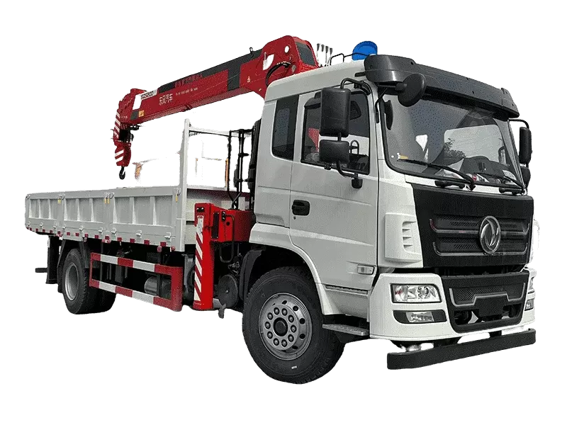 شاحنة رافعة Dongfeng 10 طن للرفع في مواقع البناء