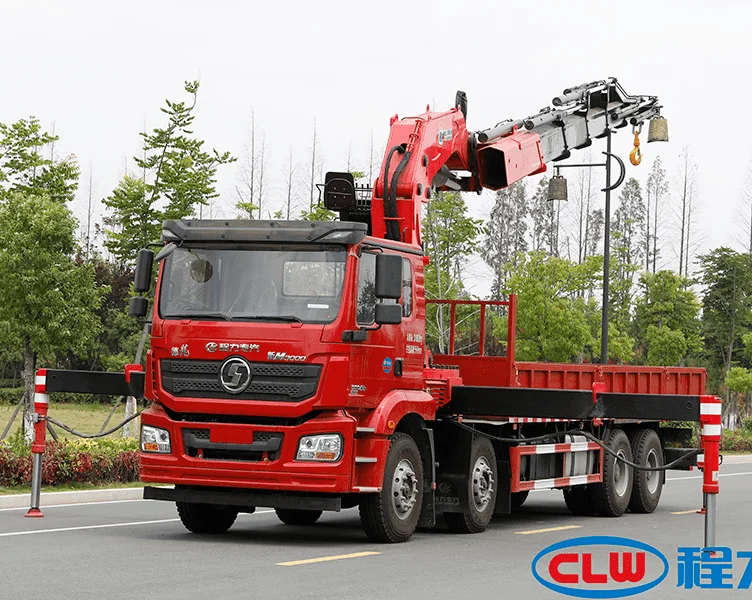 SHACMAN 8x4 16-Ton Truck Crane for Project Hauls