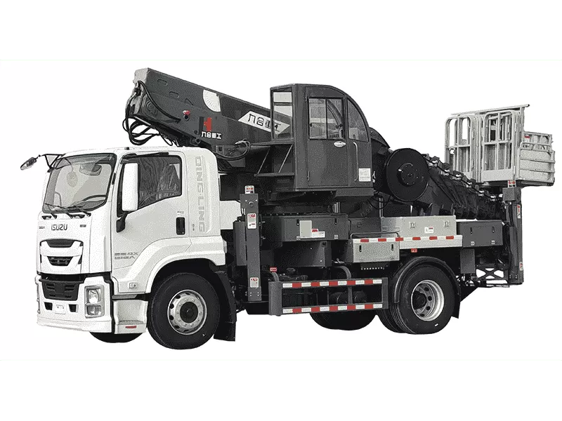 Nacelle ISUZU 36,7 m grande port&eacute;e pour &eacute;quipes de ligne