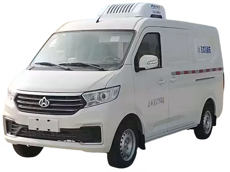 Mini fourgon frigorifique Changan 3,6 m3 pour &eacute;piceries de quartier