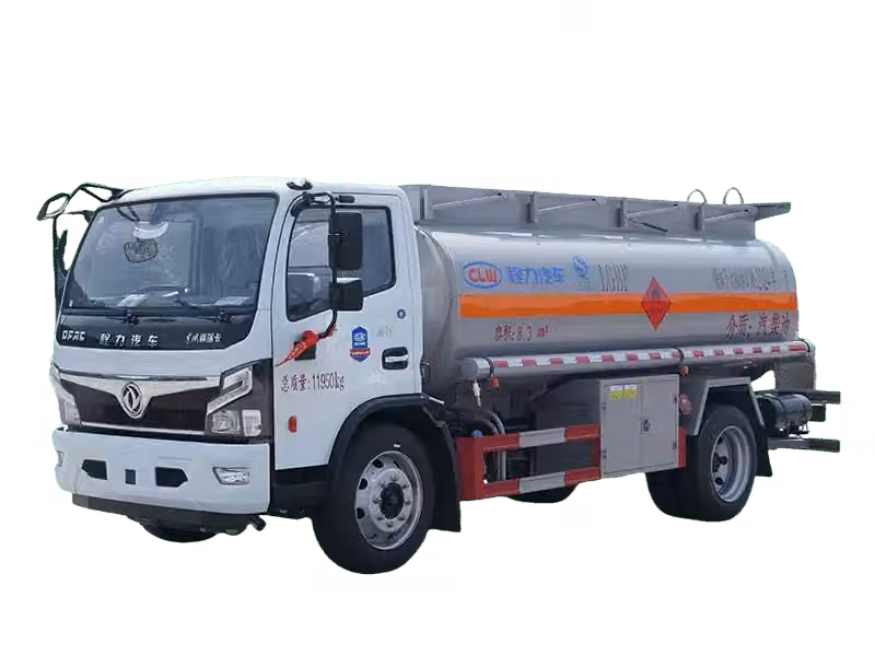 شاحنة صهريج وقود Dongfeng 10 متر مكعب لتوزيع الديزل