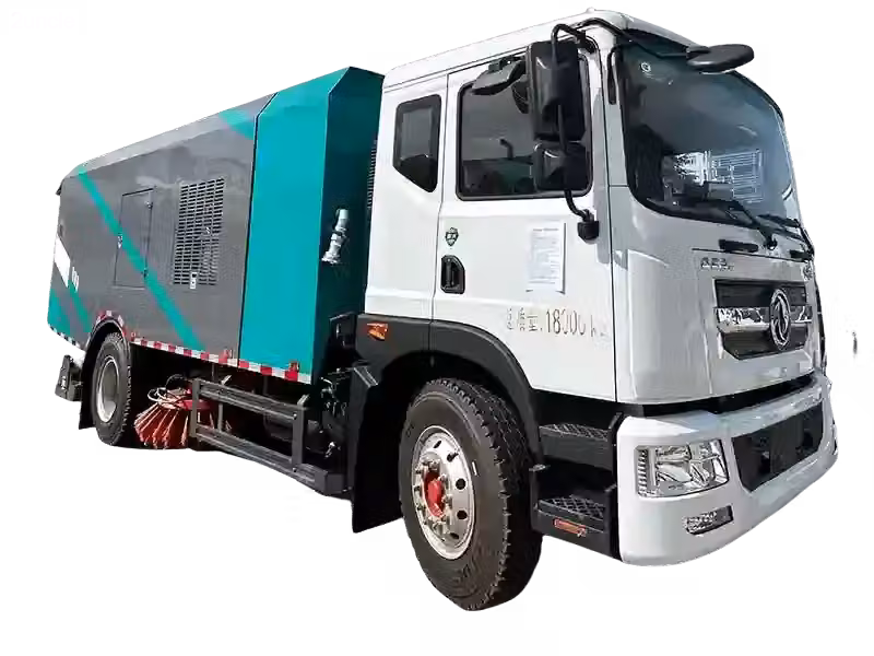 Dongfeng 11 м&sup3; вакуумно-подметальная машина для магистральных дорог