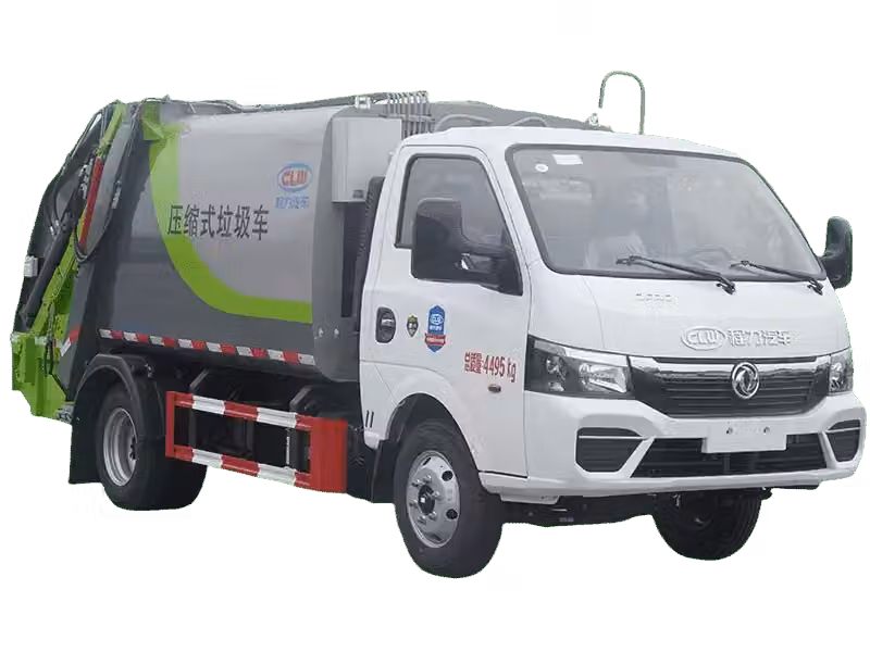 شاحنة ضاغطة بتحميل خلفي Dongfeng 4x2 للأحياء السكنية