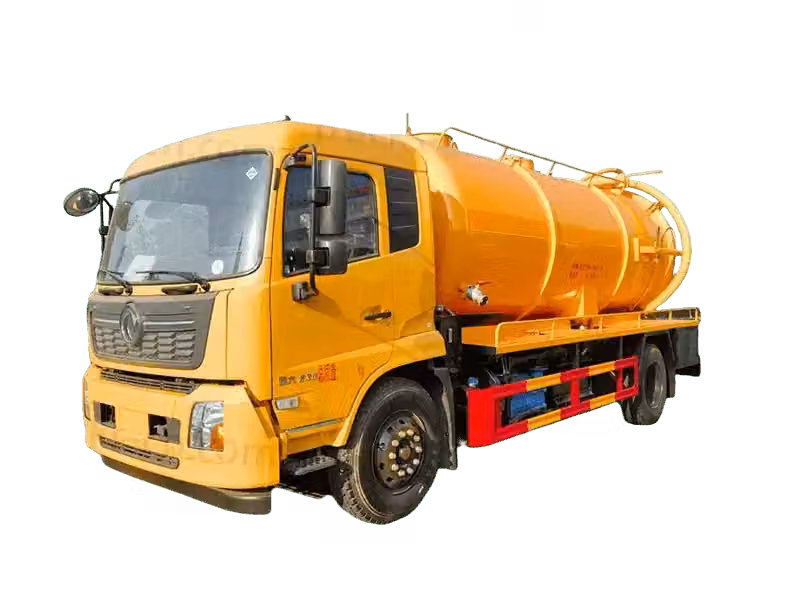 شاحنة مصاص مياه مجاري Dongfeng 4x2 لصهاريج الأحياء السكنية