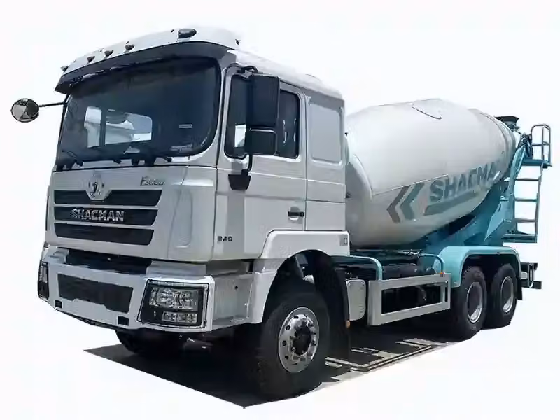شاحنة خاطرة خرسانة SHACMAN 6x4 10 متر مكعب لاسطمبات المحطات