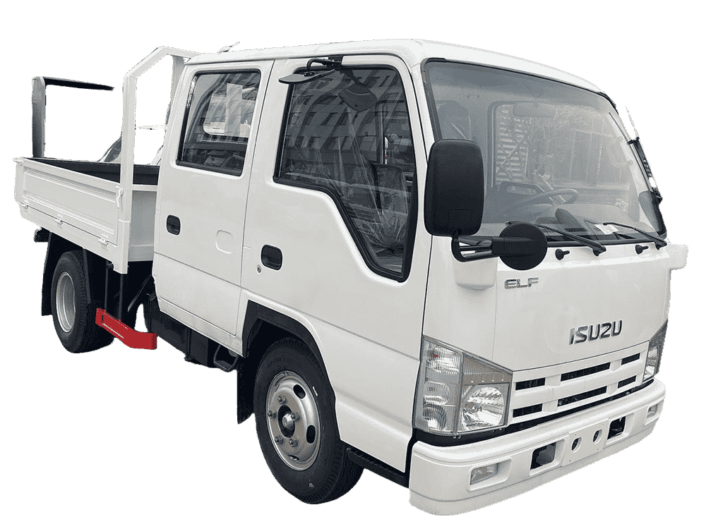 Isuzu ELF 100P Double-Cab Light Tipper for Utility Crews