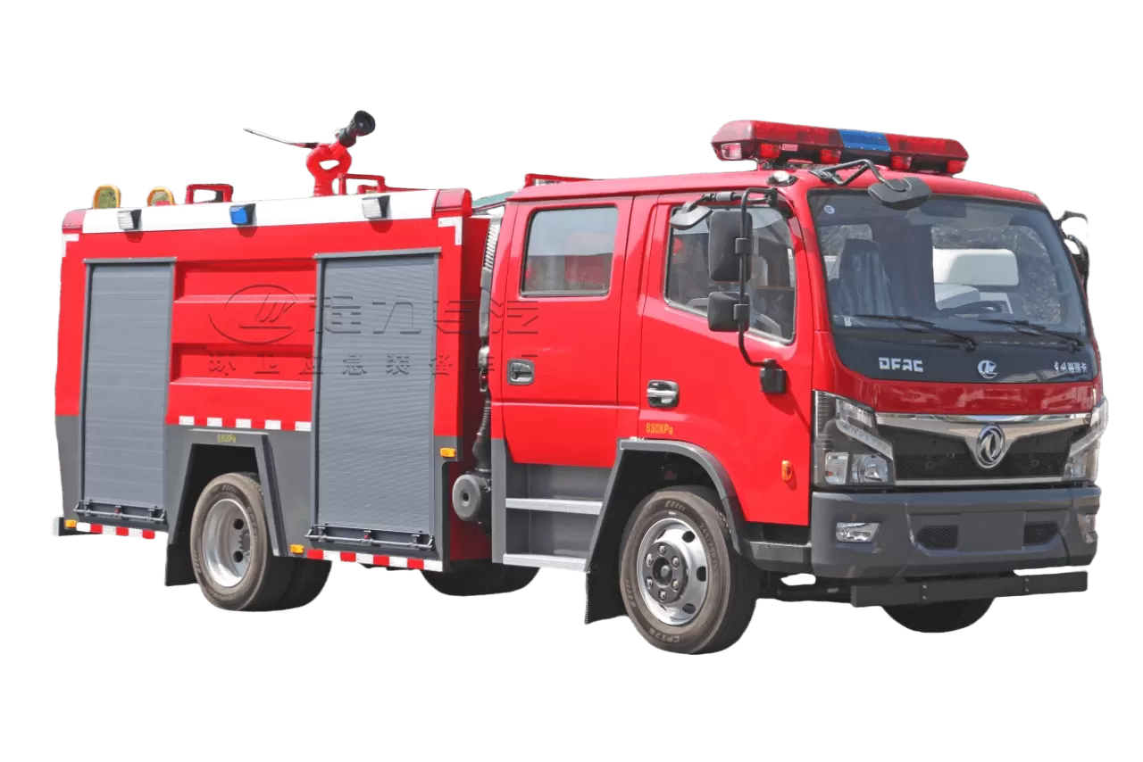 Dongfeng 4.8cbm Water Tender for Plant Fire Brigades