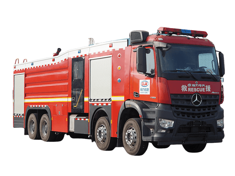 Mercedes-Benz 8x4 Foam Fire Tender for Industrial Sites