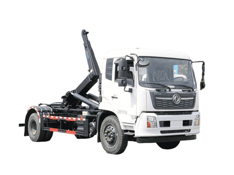 Dongfeng 4x2 Hook Loader Garbage Truck for Multi-Container Routes