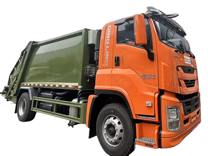 ISUZU 15-Ton Compactor Garbage Truck for High-Volume Lines