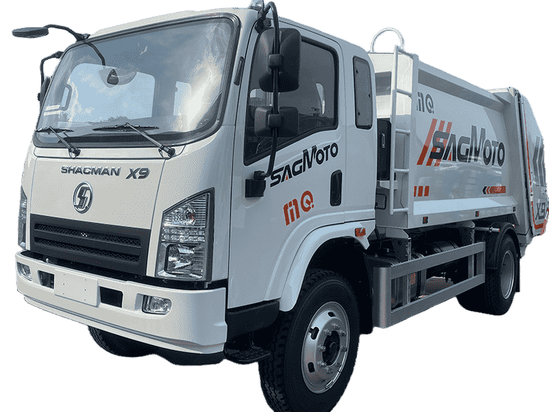 SHACMAN 4x2 7cbm Compactor Truck for Estate Rounds