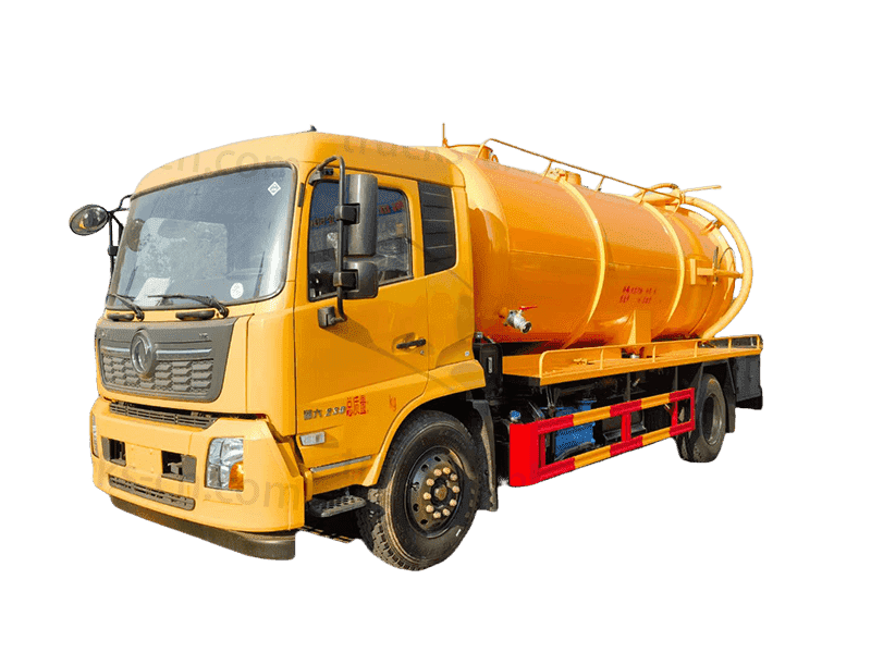 Dongfeng 4x2 Vacuum Sewage Truck for Estate Septic Runs