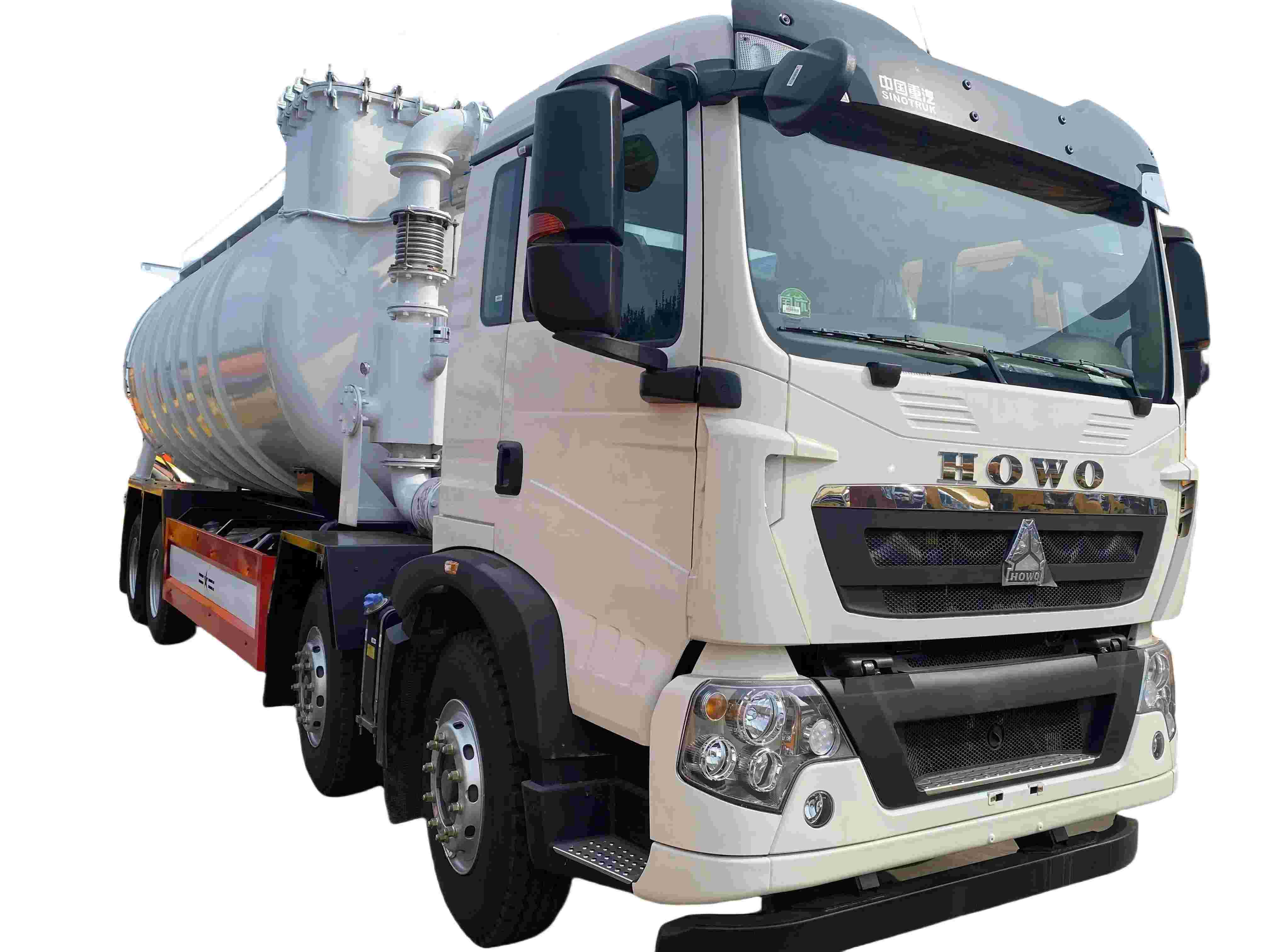 HOWO Dry Vacuum Truck for Powder & Grit Recovery