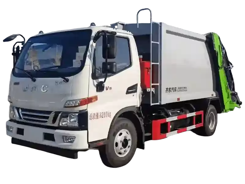 JAC 4x2 Rear Loader Compactor Garbage Truck for City Routes