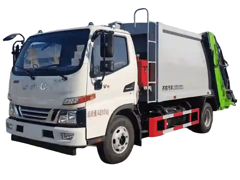 JAC 4x2 Rear Loader Compactor Garbage Truck for City Routes