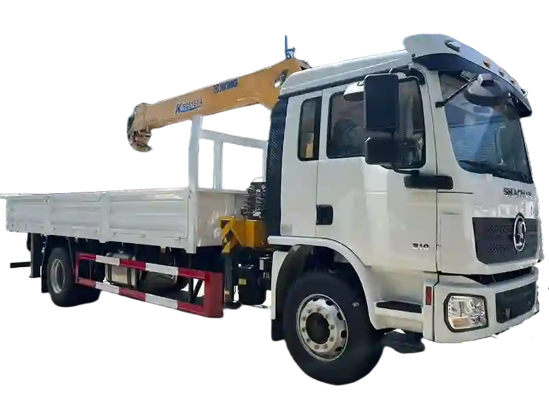 SHACMAN L3000 Cargo Truck with 6.3-Ton Crane