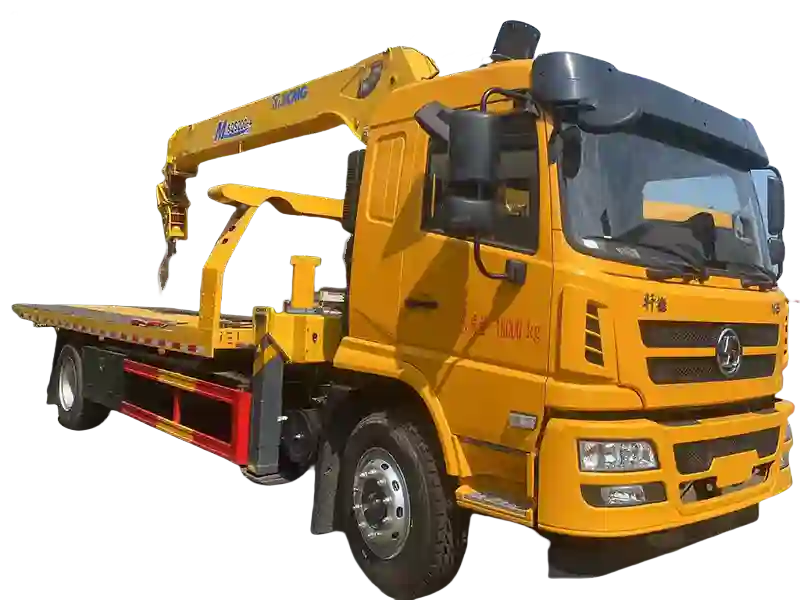 SHACMAN X6 8-Ton Wrecker with Boom for Roadside Duty