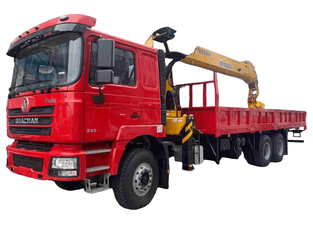 SHACMAN 340HP 6x4 with 16-Ton XCMG Crane for Steel & Timber