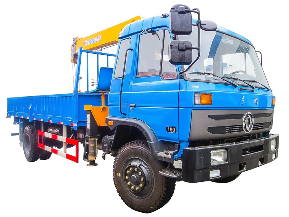 Dongfeng 12-Ton Crane Cargo Truck for Farm & Material Hauls