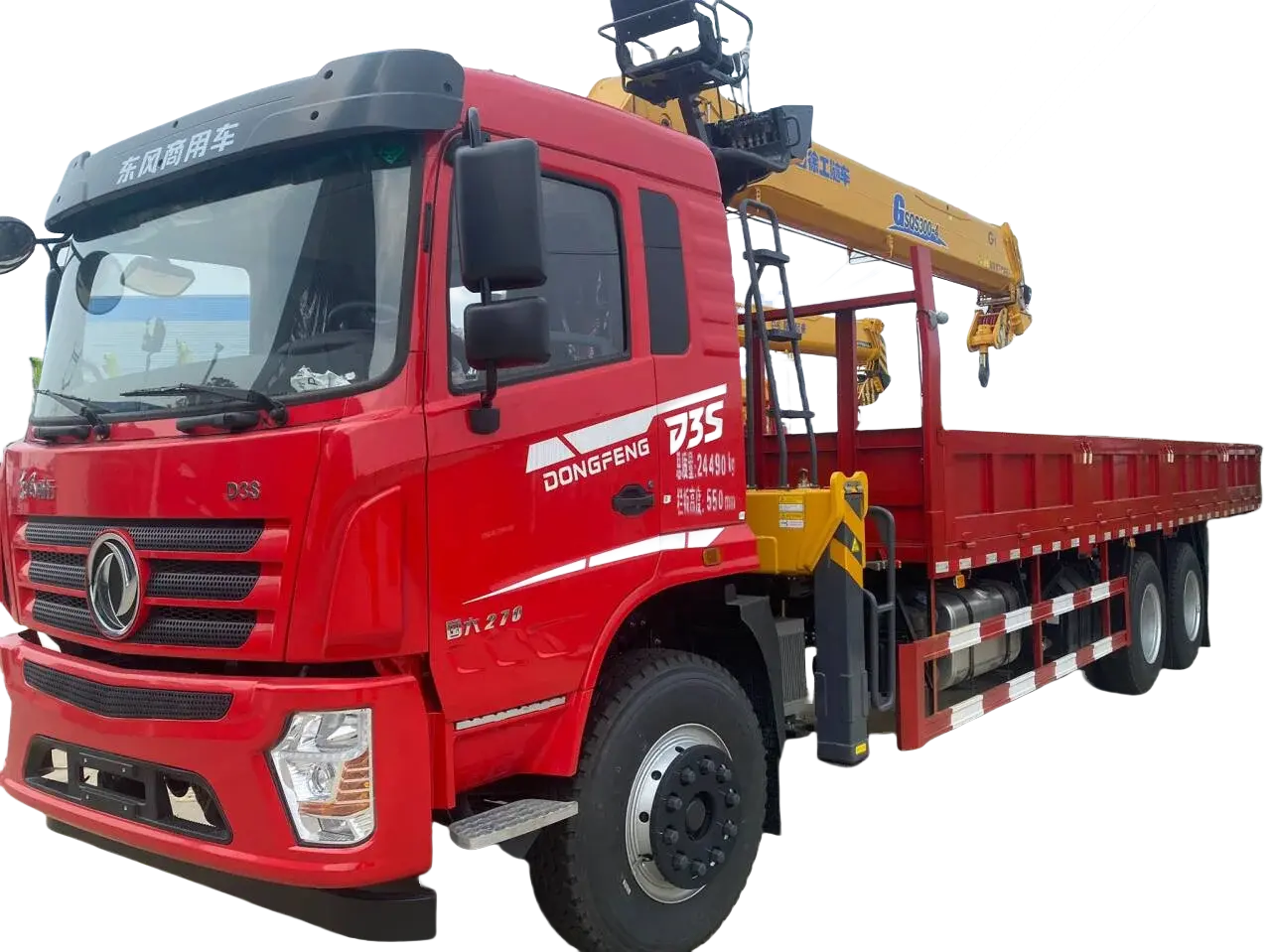 Dongfeng 6x4 with XCMG 12-Ton Crane for Regional Freight Lifts
