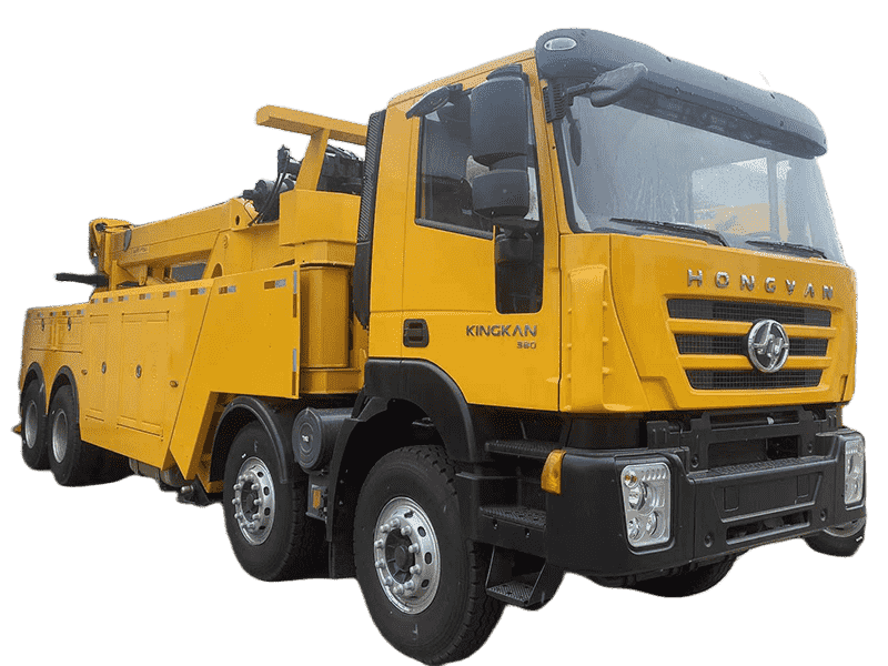 Hongyan 8x4 40-Ton Rotator Wrecker for Truck Rescue