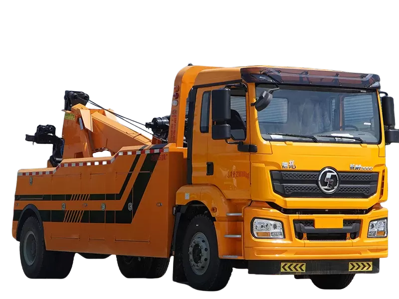 SHACMAN 12-Ton Flatbed Wrecker for Highway Heavy Recovery
