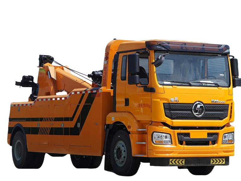 SHACMAN 12-Ton Flatbed Wrecker for Highway Heavy Recovery
