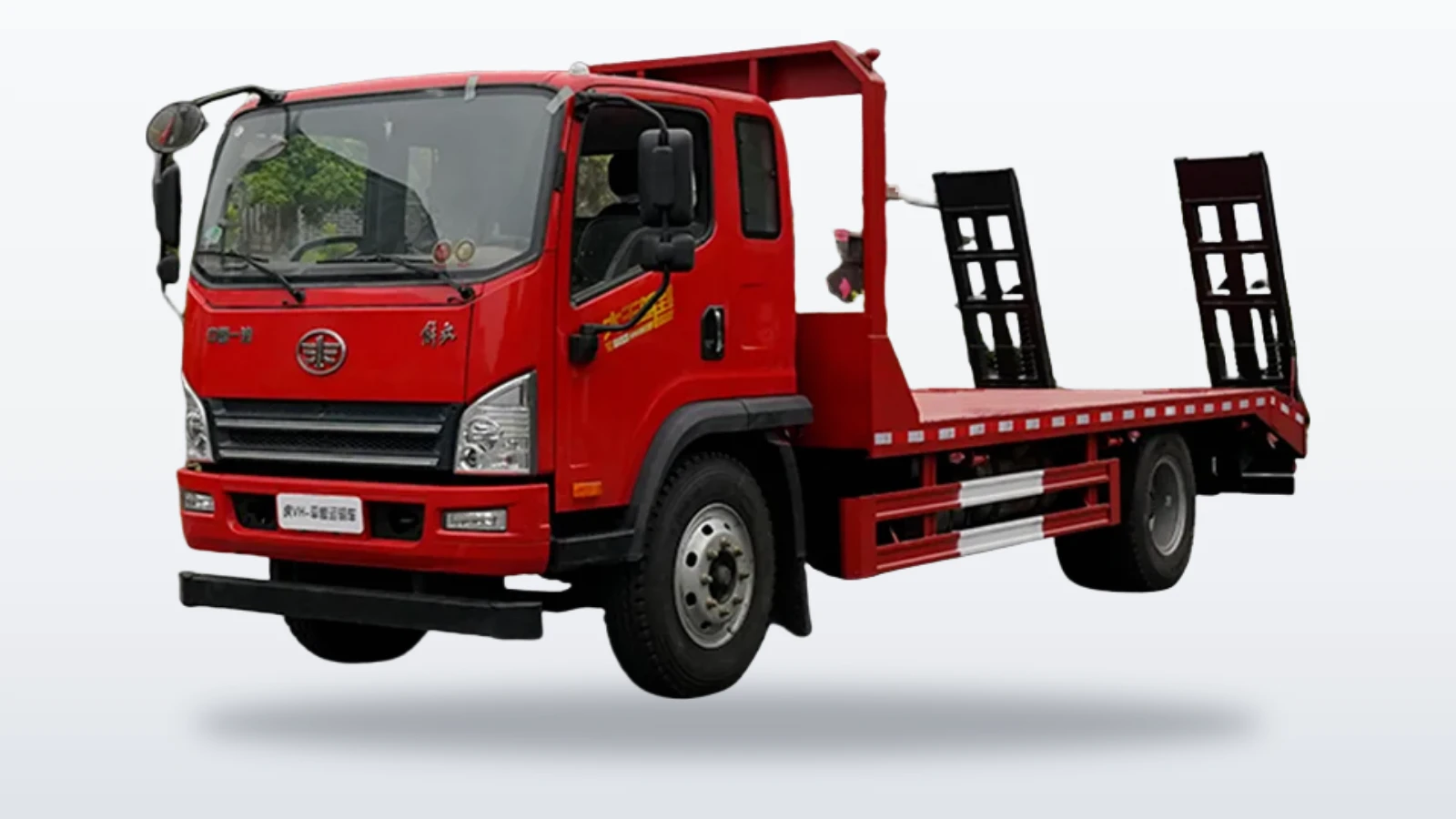 FAW 8x4 Flatbed Truck for Machinery & Project Moves