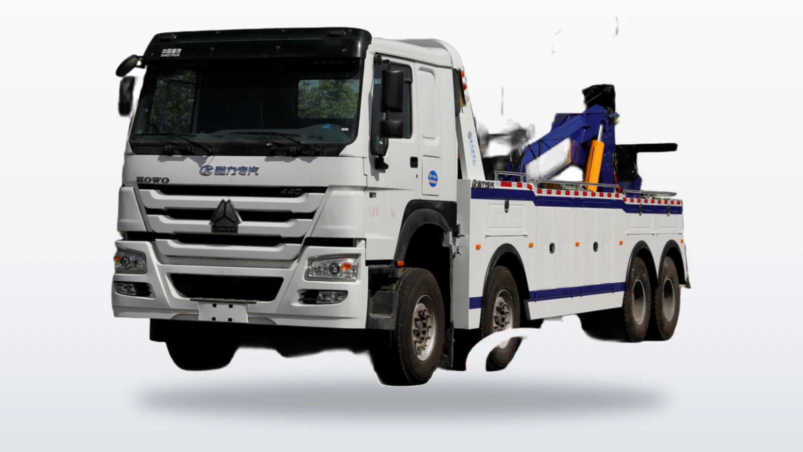 HOWO 8x4 One-Tow-One Car Carrier for Salvage Runs
