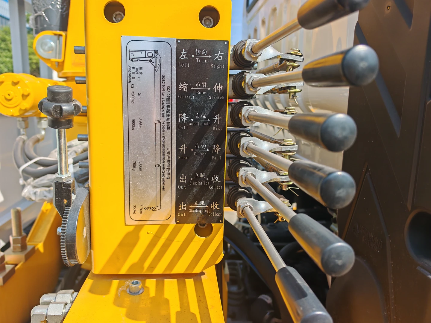 Leviers de commande et courbe de charge