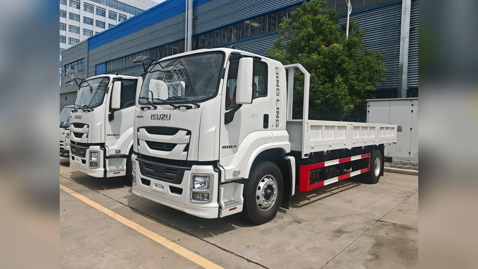 ISUZU 4x2 Cargo Truck 205HP Medium Drop-Side Distribution Truck