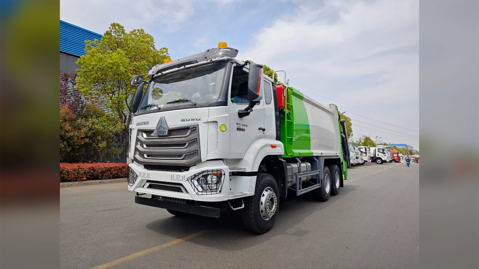 SINOTRUK HOWO NX 16cbm Refuse Compactor for City Transfer Depots