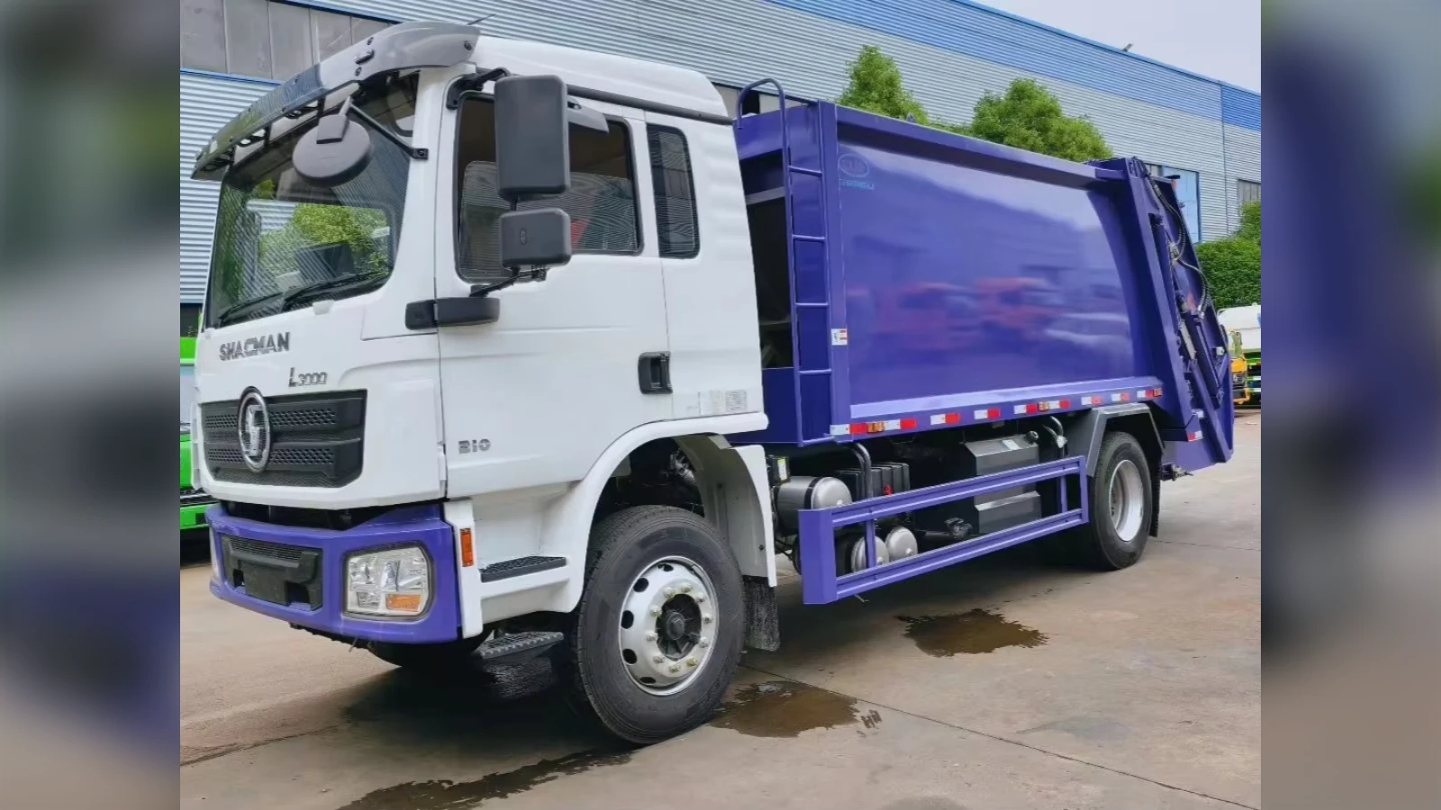 SHACMAN 12CBM Compactor Garbage Truck for District Collection Fleets