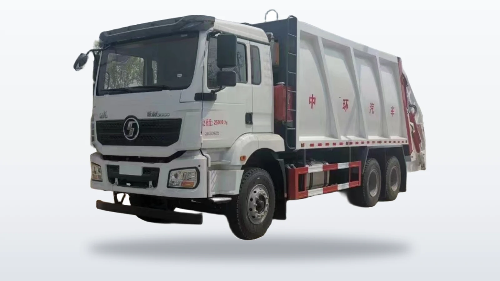 Large Capacity SHACMAN 6x4 Compressed Garbage Truck for Urban Sanitation Projects