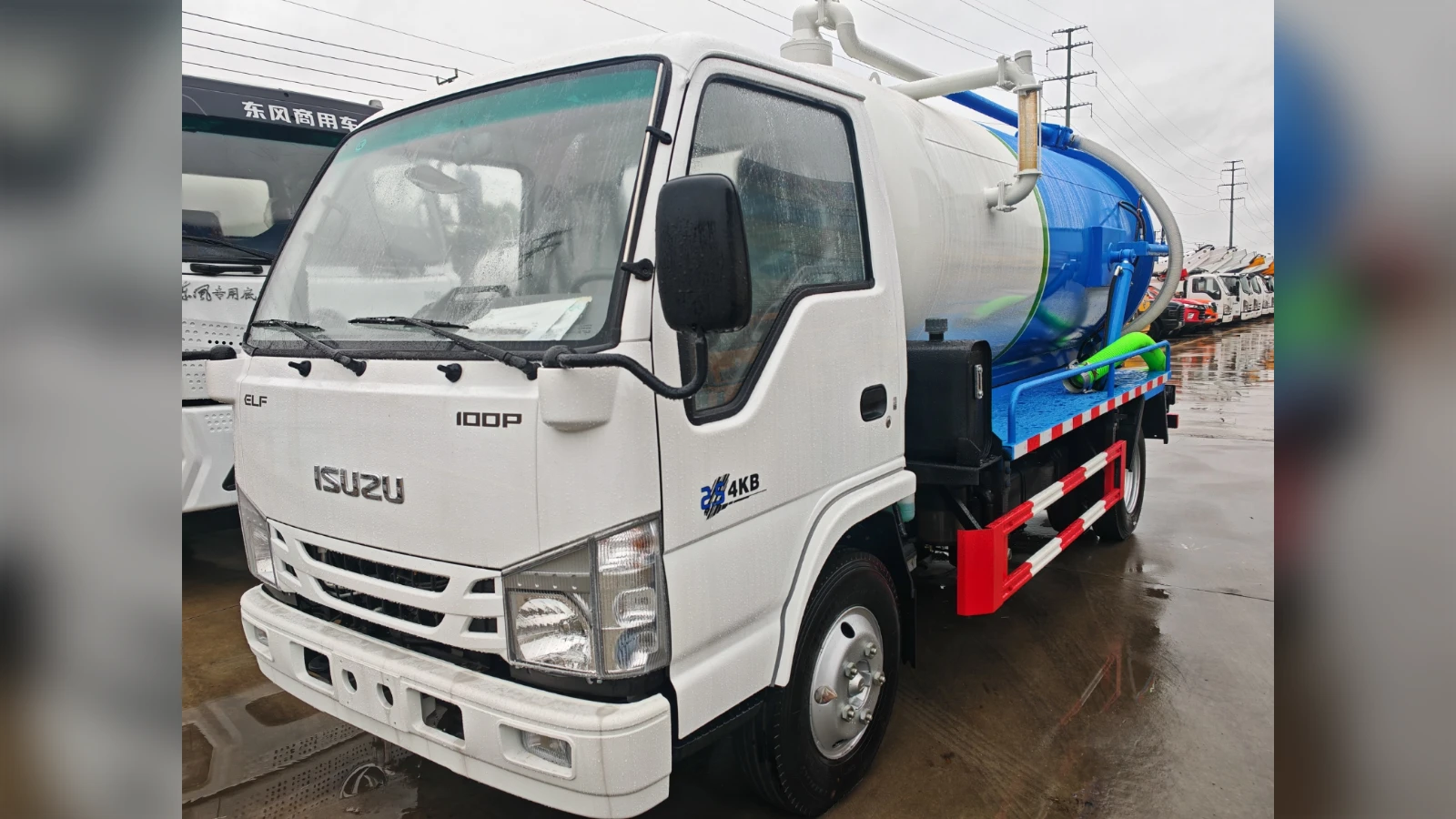 ISUZU 100P 5cbm Mini Sewage Truck for Estate Duty