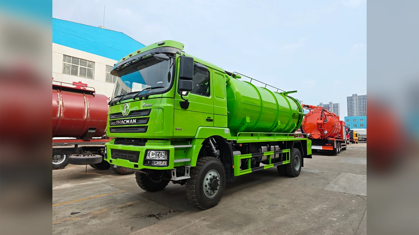SHACMAN F3000 10cbm Vacuum Sewage Truck for Municipal Fleets