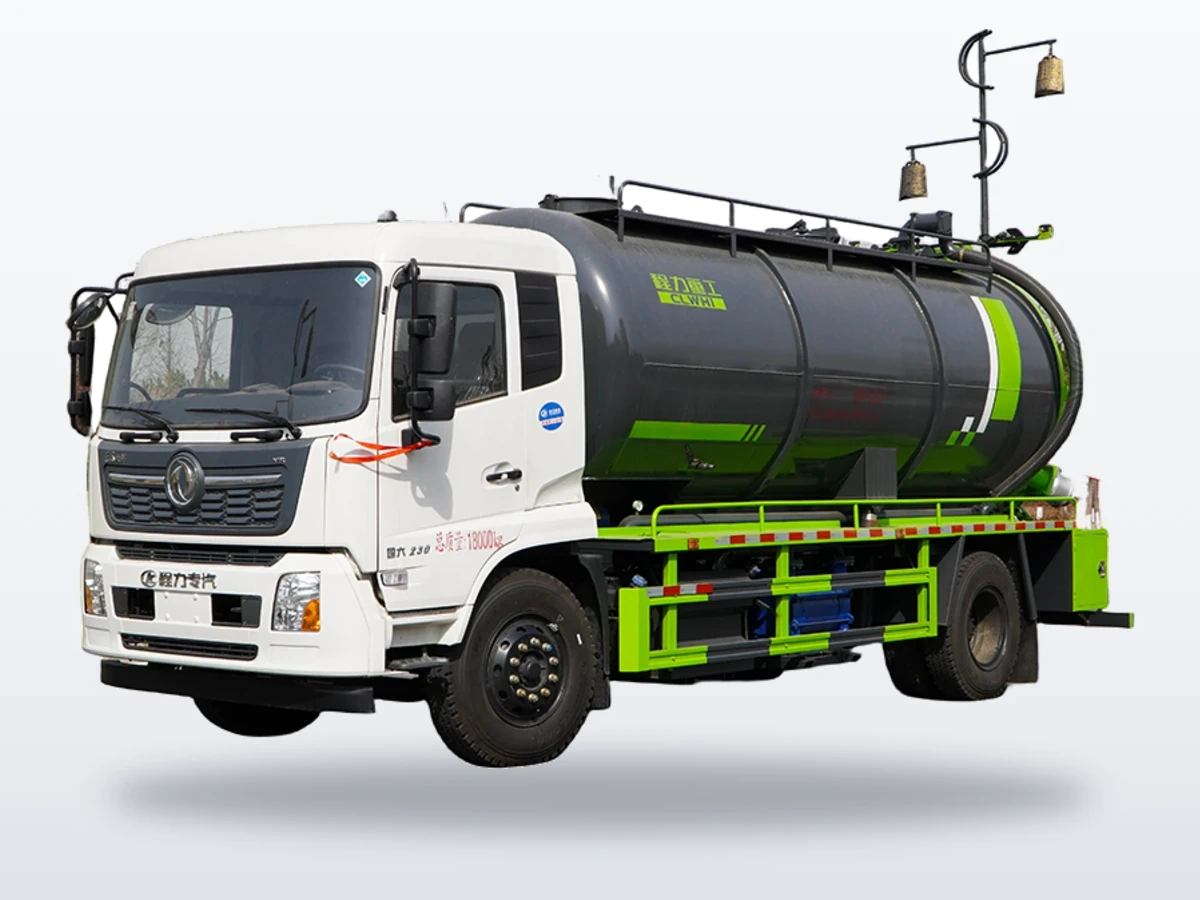 Dongfeng 4X2 4 cbm Sewage Suction Truck for Municipal Sewer Cleaning