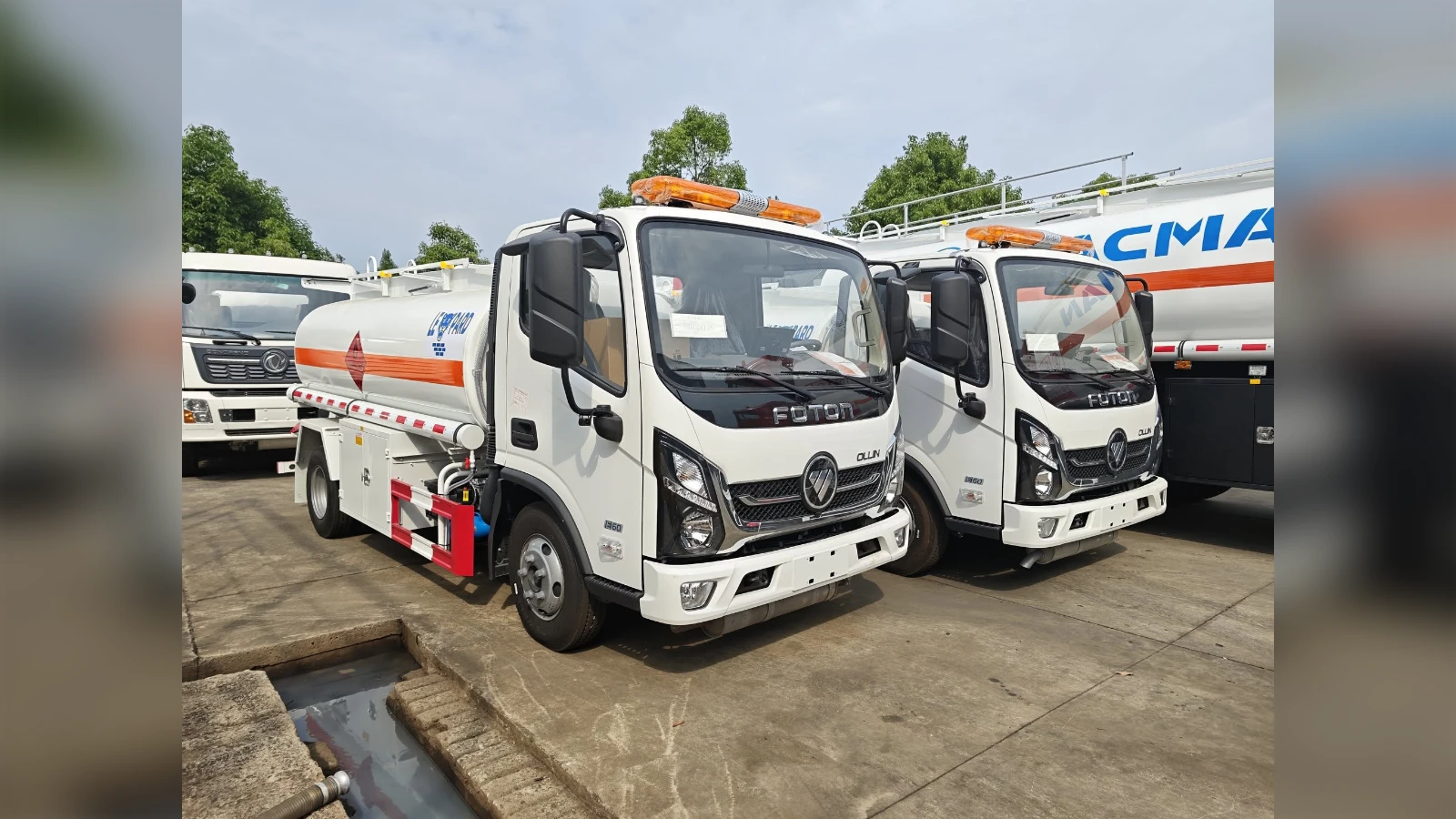 FOTON Aumark 10cbm Diesel Fuel Tanker for Fleet Refueling