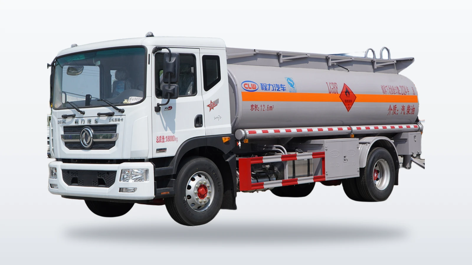 Dongfeng D9 12600L Fuel Tanker Truck for On-Site Fleet Refueling