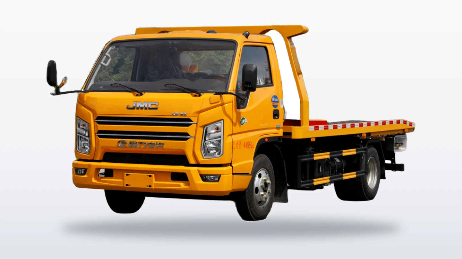 JMC 3.5-Ton Mini Flatbed Wrecker for Blue-Plate Access