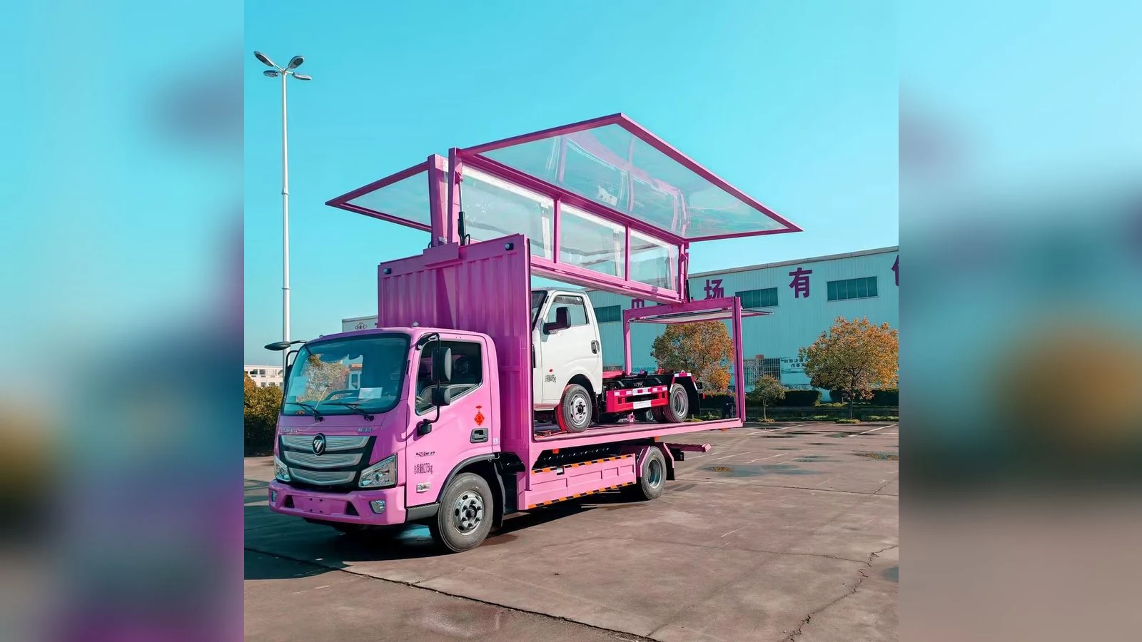 FOTON 4x2 Wing-Roof Car Carrier Chassis Transport Truck