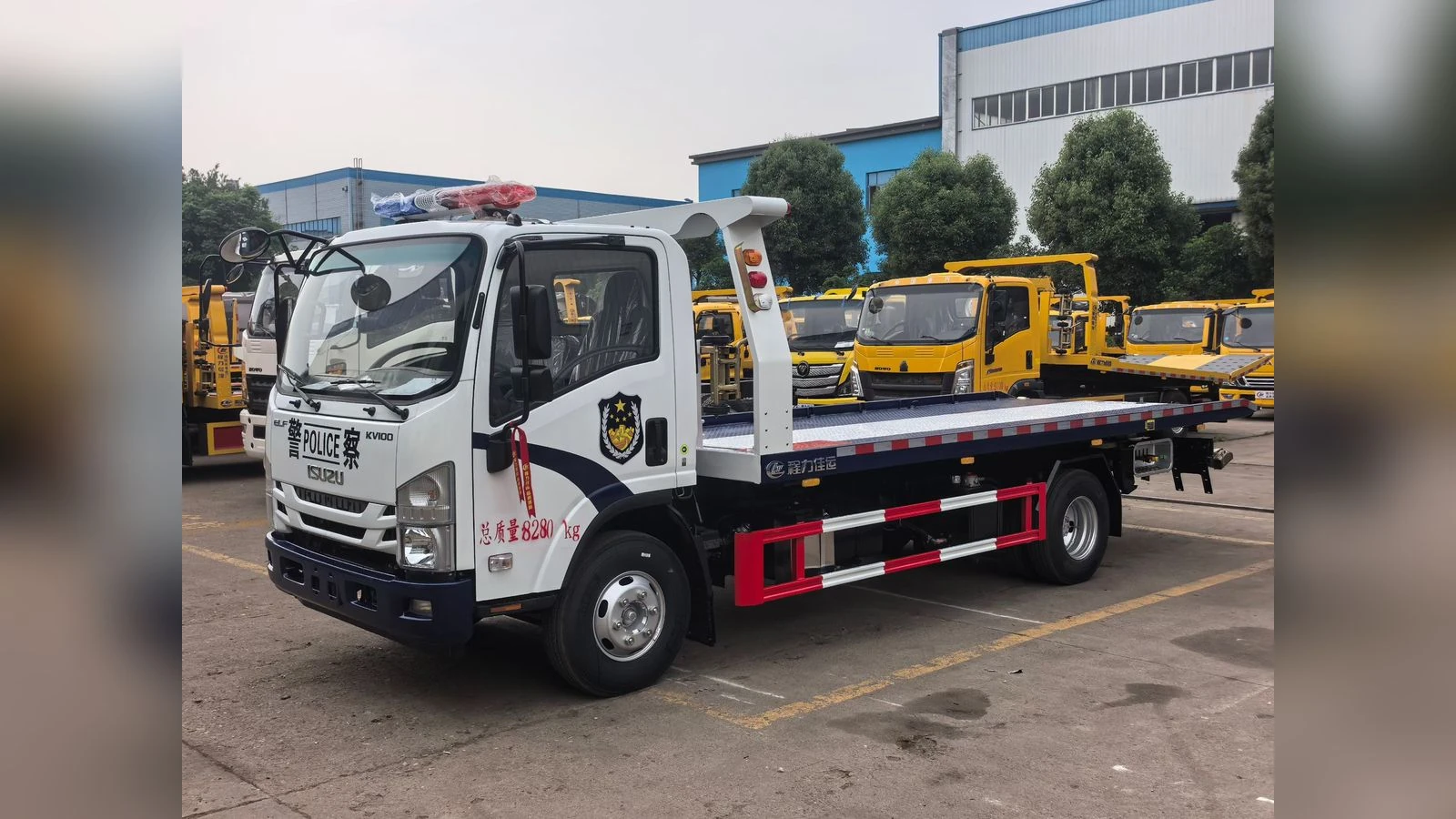 ISUZU KV100 4x2 120HP Mini Flatbed Wrecker Tow Truck