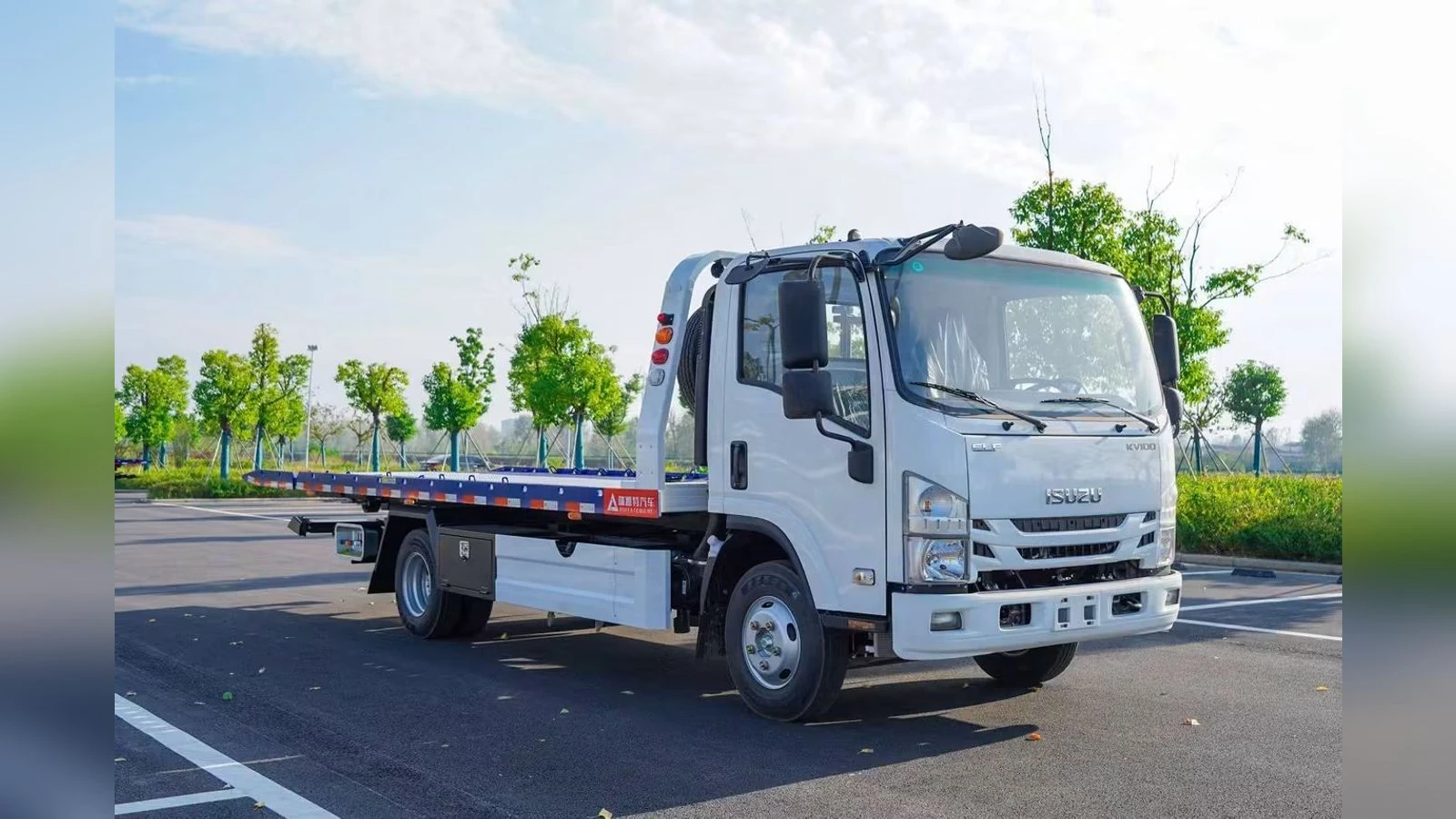 ISUZU KV100 4x2 140HP Slide Flatbed Wrecker Recovery Truck