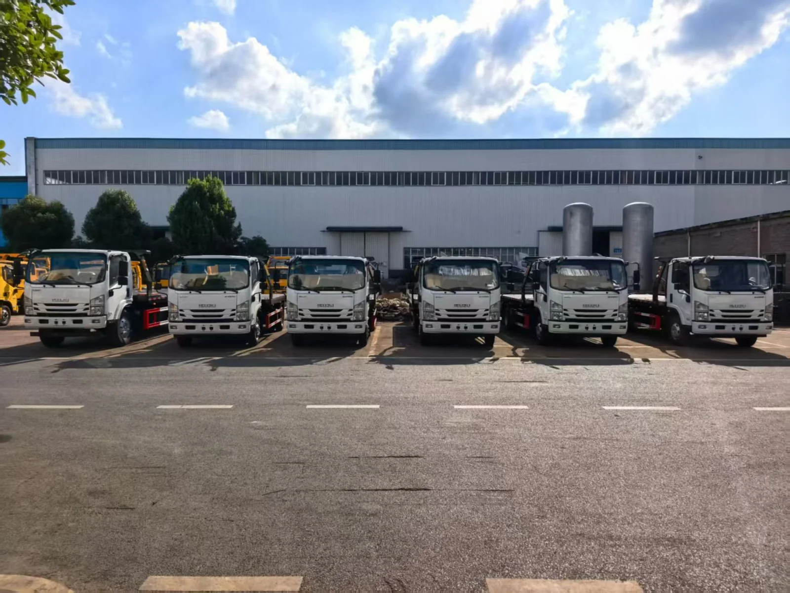 six wreckers front rank