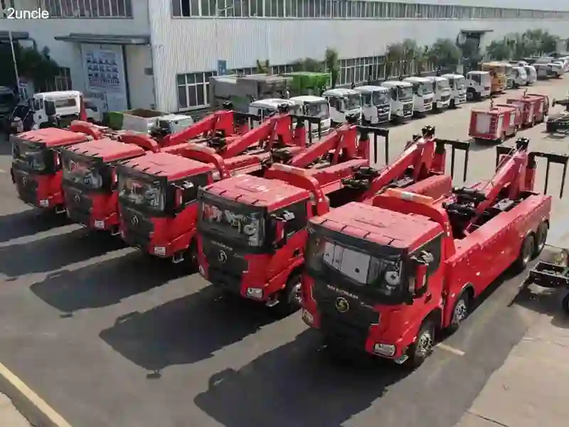 Shacman 8X4 30 Tons Heavy Wrecker Truck Export to Turkmenistan - CLW delivery case