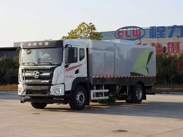 DONGFENG 18T Pure Electric Road Sweeper | 3.5m Sweeping Width, 9m³ Water Tank, Fast Charging