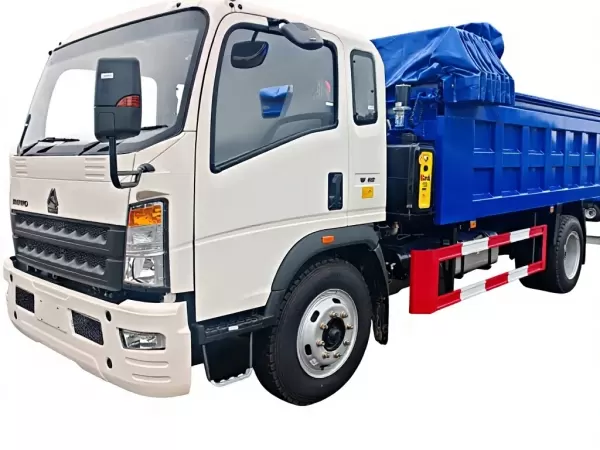 SINOTRUK 4x2 Light Dump with Electric Tarp for City Muck