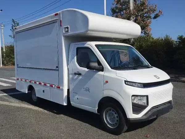 Furgoneta eléctrica de laterales abatibles FARIZON F1E de 2,6 t, camión tienda móvil de venta
