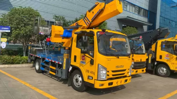 how to operate aerial work vehicles - CLW truck video