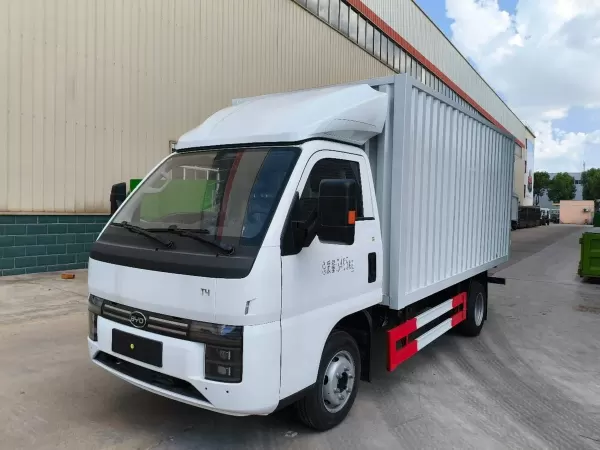 BYD 4x2 Electric Light Truck Box Body Battery Cargo Van City Distribution